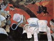 Paul Gauguin, Vision after the Sermon  Jacob Wrestling with the Angel